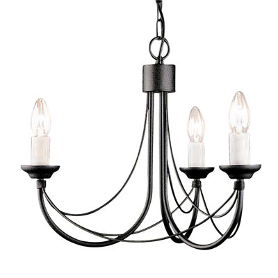 Elba 3 - Light Candle Style Chandelier