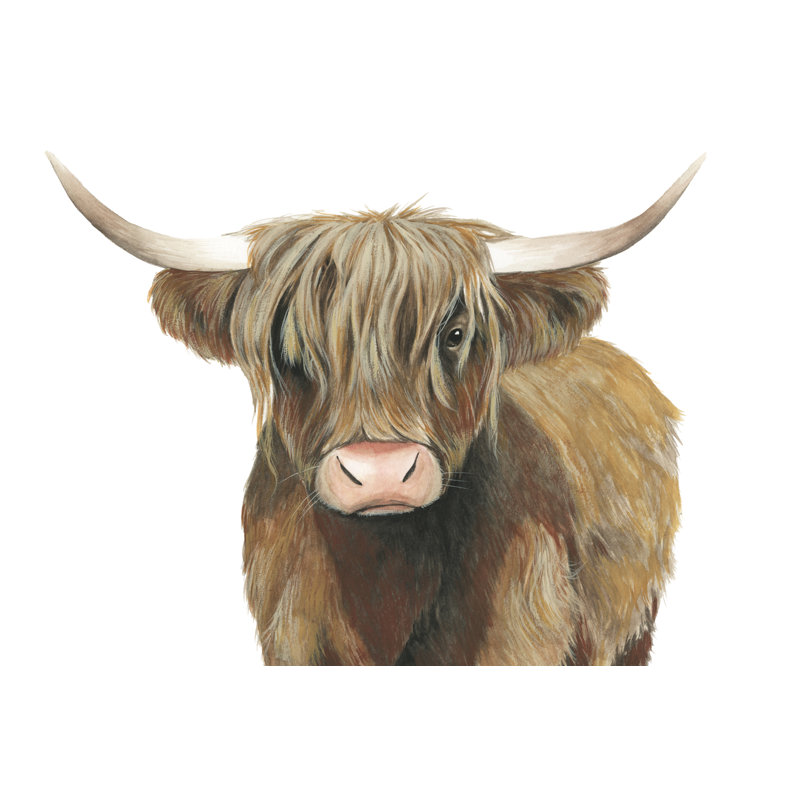 Bétail Highland II, H 24 po x l 36 po x P 1,25 po