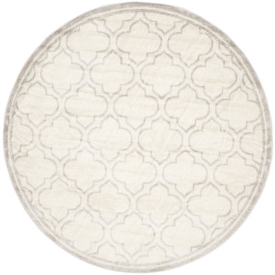 Ammundsen Geometric Light Gray/Ivory Area Rug