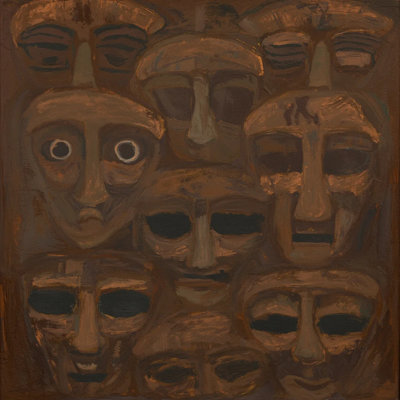 Visages en terre