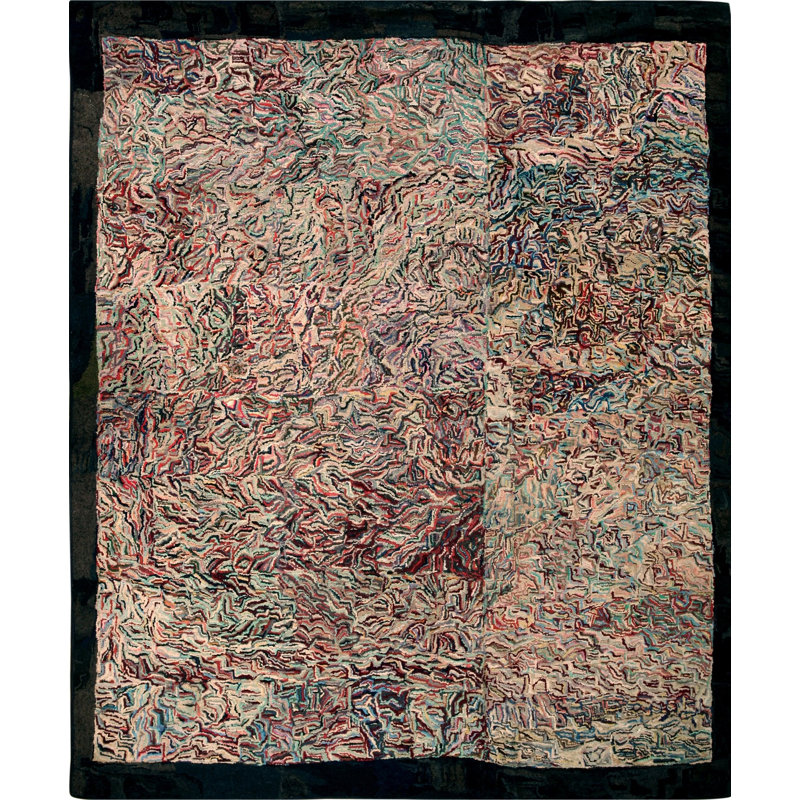 Tapis crocheté de style pièce