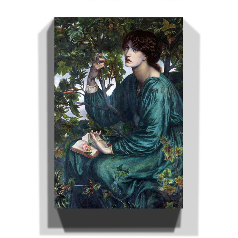 Dante Gabriel Rossetti - Wrapped Canvas Painting, 100cm H x 70cm W