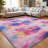 Tie-Dyed Rainbow Fluffy Rugs for Living Room, 8x10 ft Non-Slip Area Rugs Shag Carpet for Nursery Kids Play Room Dorm Office Indoor Modern Plush Carpets-1410915996