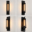 Lot de 2 appliques murales antiques en tuyaux, style industriel noir (ensemble de 2)