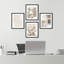 «Colorful Desert Cactus Decor Calm», impression sur papier 4 pièces-97782306-97782311