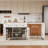 85.5" Kitchen Island with Extendable Dining Table, Kitchen Storage Table with 3 Side Open Shelves, Rolling Kitchen Island with Power Outlet, 3 Drawers, 2 Doors-1740977839