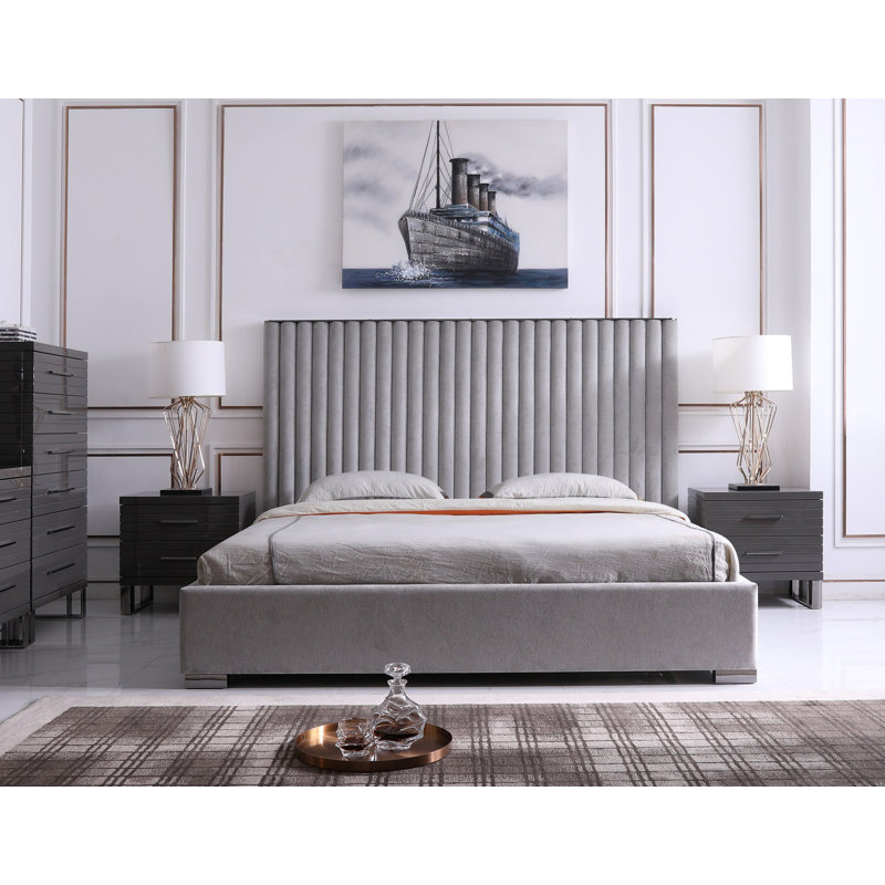 Upholstered Platform Bed
