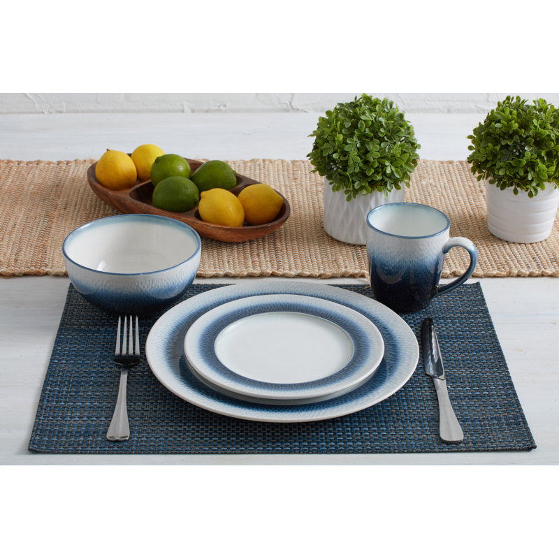 Pfaltzgraff Eclipse 16-Piece Stoneware Dinnerware Set, Service for 4