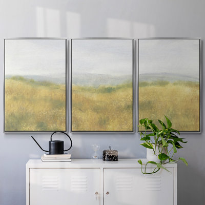 Wheat Fields I - Toile encadrée multi-pièces