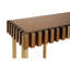 Ezekiel 124cm Glass Top Console Table