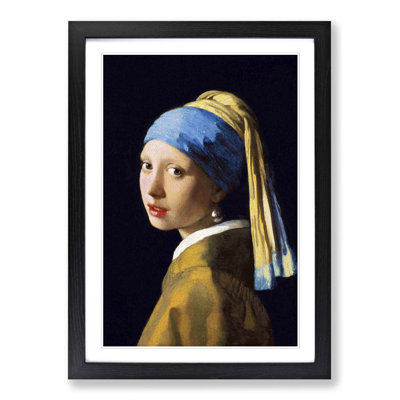 Johannes Vermeer - Single Picture Frame Painting