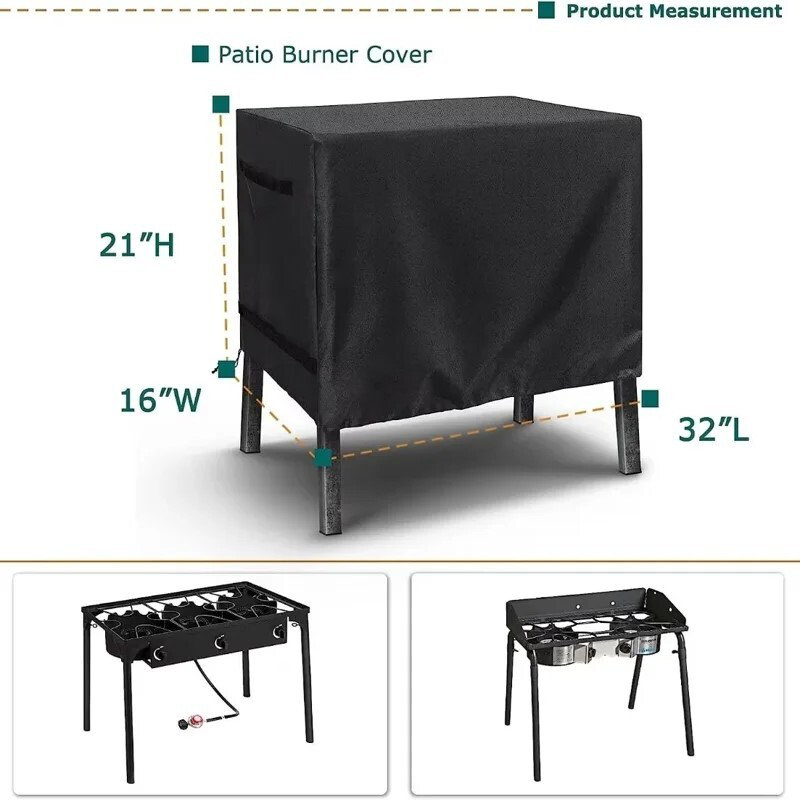 Housse compacte pour barbecue en tissu Oxford