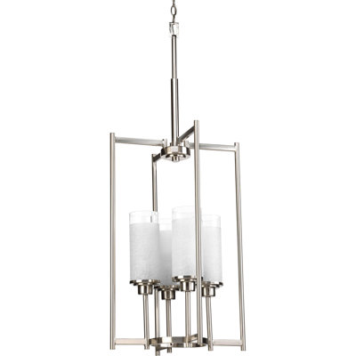 Lustre carré / rectangulaire à 4 lumières Nash