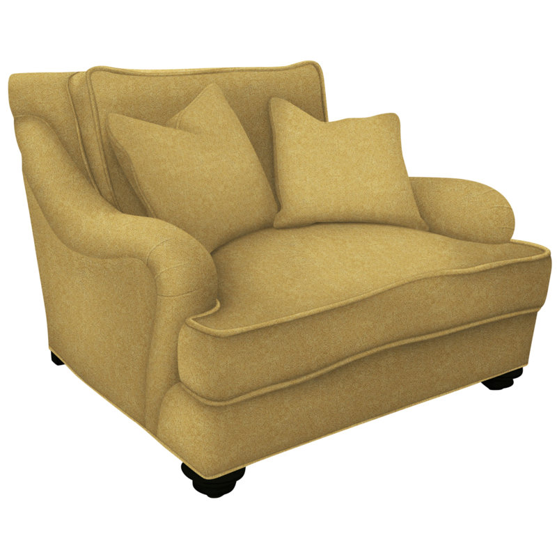 Armchair, French Dark Chocolate, Como Emerald