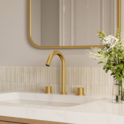 Widespread Bathroom Faucet with Drain
