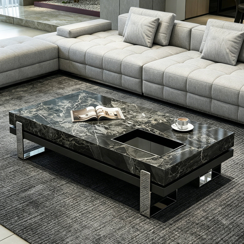 Bucher, 13.77" H  x 59.05" L  x 31.49" W, Dark Gray