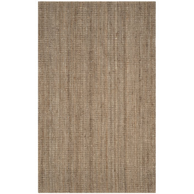 Alda Natural Gray Hand-Woven Jute Rug