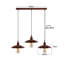 Rollo 3 - Light Rustic Red Kitchen Island Pendant