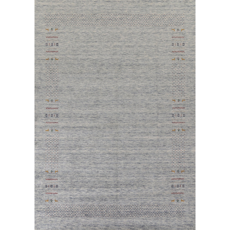 Tapis indien fait à la main Gabbeh 9 x 12
