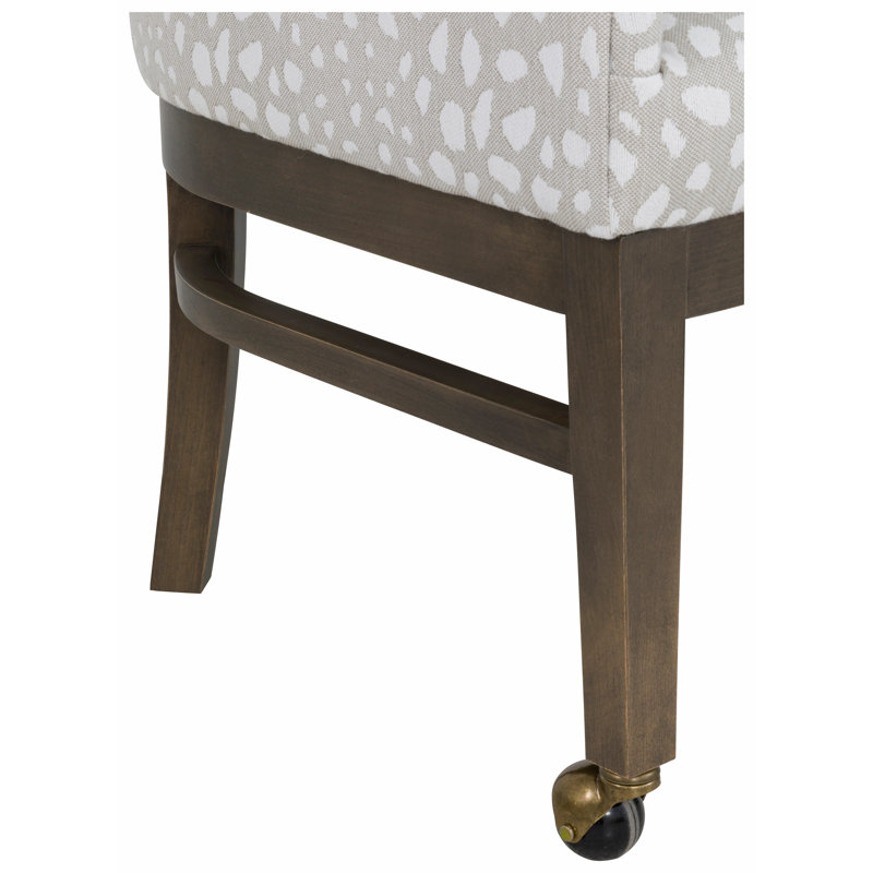 Upholstered Arm Chair, Walnut, Straw (3162 08)