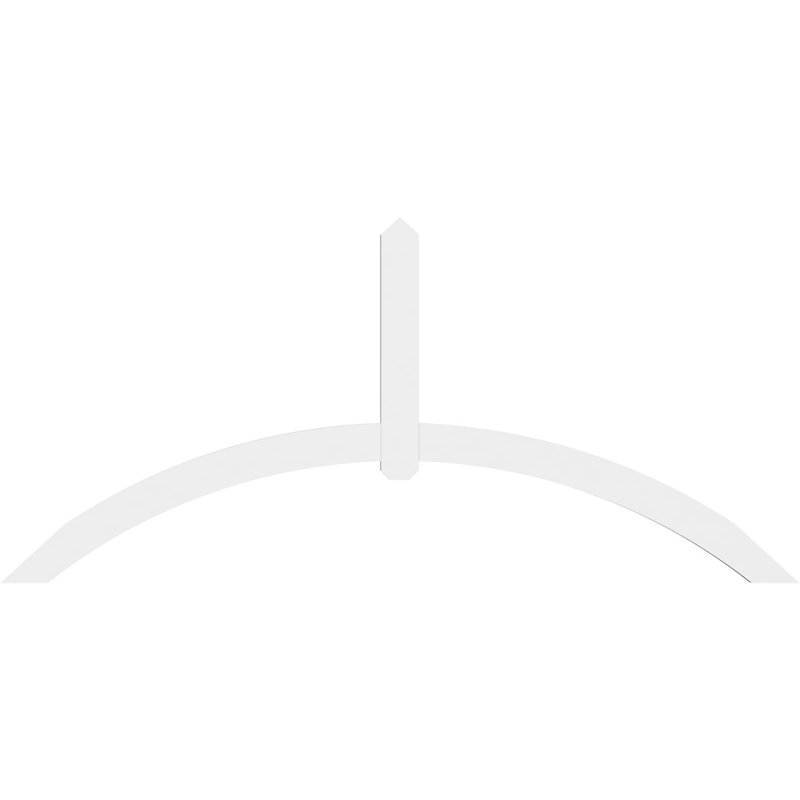 Support pour pignon en PVC Archdale, H 38,5 po x l 84 po (pas: 11/12), P 2 po x F 4 po