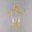 Lustre rectangulaire à 3 lumières-424689522