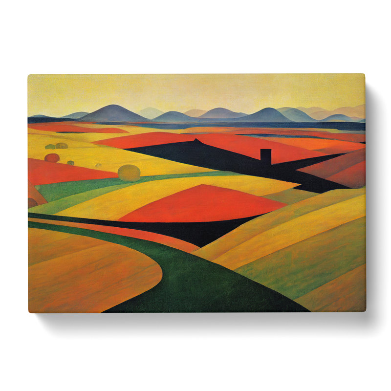 Beauteous Autumn Meadow - Wrapped Canvas, 40cm H x 60cm W x 3cm D
