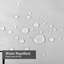 Rideau de douche abstrait à triangles géométriques blancs avec 12 crochets-1529721215