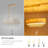 6-Light Oval Shell Crystal Linear Chandeliers
