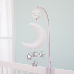 Mobile doux Sherpa Moon avec étoiles