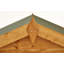 Powersheds 12 x 8ft Timber Tongue & Groove Windowless Apex Garden Shed, Double Doors