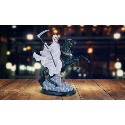 Figurine cheval 12 "H 12" blanche Santa Muerte
