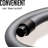 OVENTE Replacement Vacuum Hose for ST2000 and ST2010 Bagless Canister Vacuum Cleaners with Crush-Proof Design, Airflow Control and Easy Maintenance, Black ACPST2021