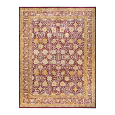 Hayner One-of-a-Kind 9' 3" X 12' 2" 2000s Wool Area Rug in Red