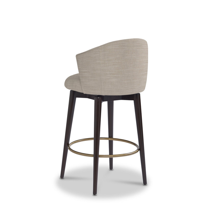 Luna Bar Stool, Bar Stool (30” Seat Height), Flax, Legends