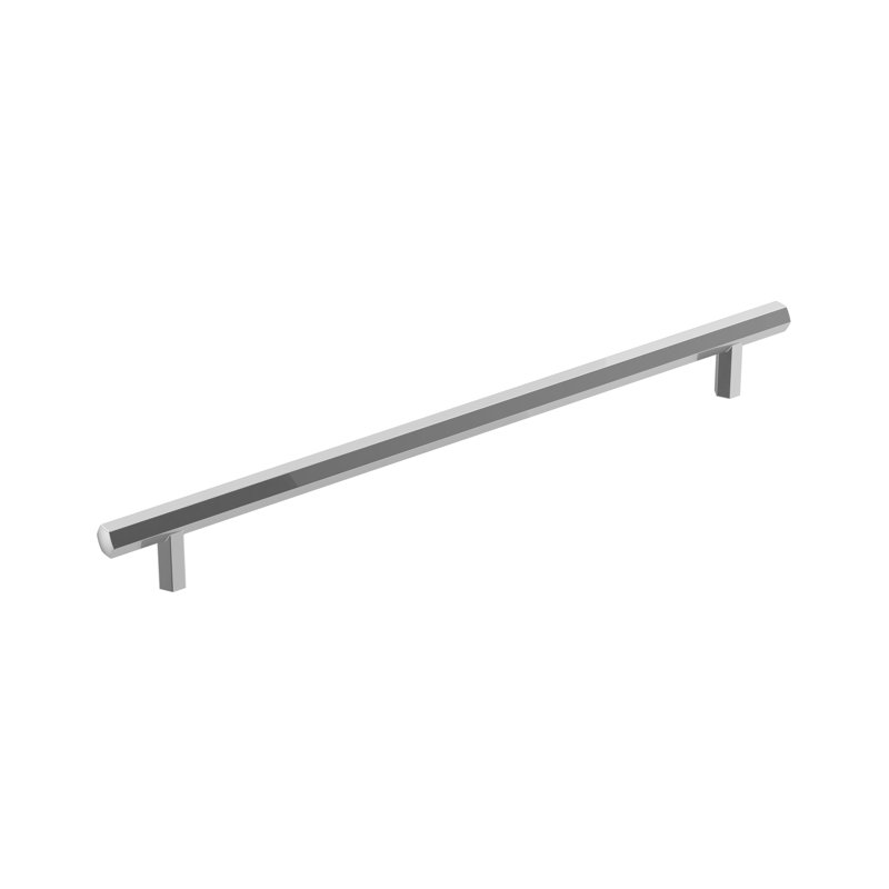Poignée barre Caliber, Chrome poli, 10 1/16"