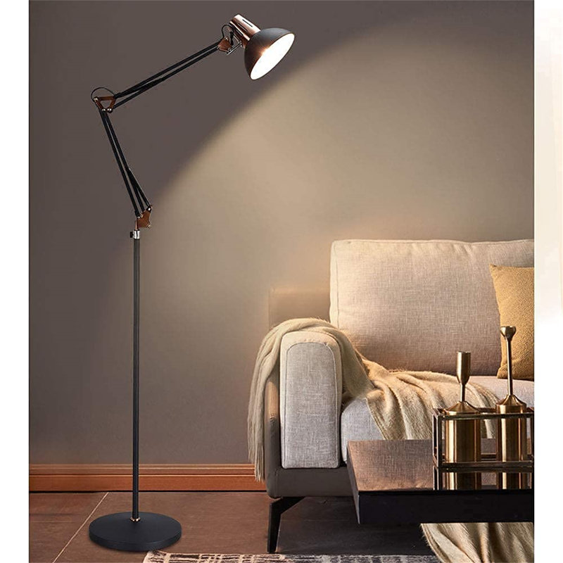 Januelle 169.9cm Black Task Floor Lamp