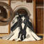 Tapis art déco lavable à la machine Elida Cerberus - beige-1979918090