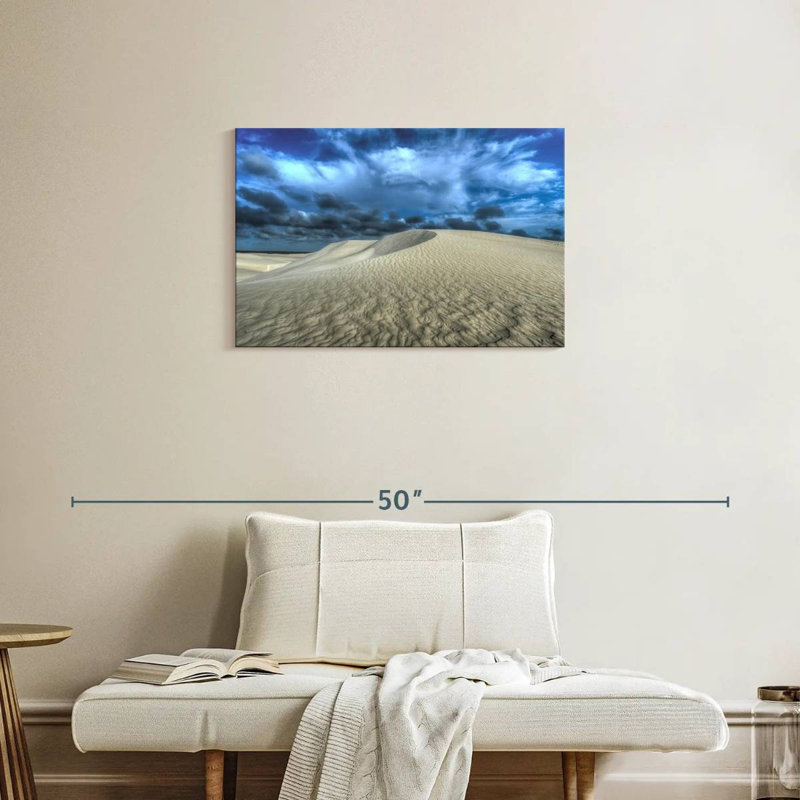 Dunes de sable blanc, H 20 po x l 30 po