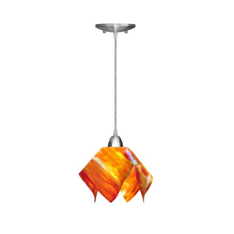 Luminaire suspendu Amergin, Petit, Nickel, Zinnia