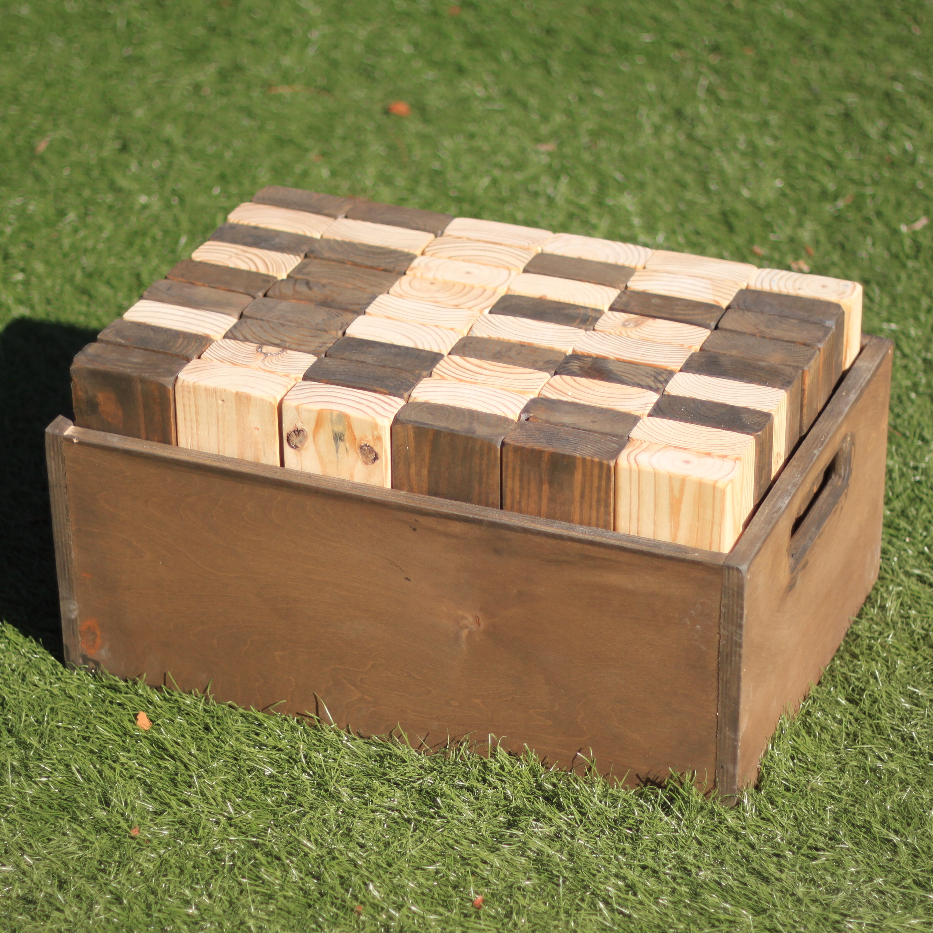 Wooden Stackable Standing Stacking Tumbling Blocks Game Play Toy Janga 