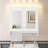 3-In-1 Wall Mounted Bathroom Mirror Cabinet With Adjustable Shelves & Soft Close Doors-1305167099