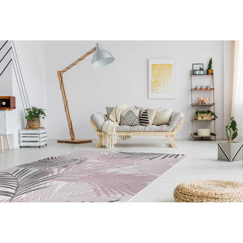 Amandia Floral Flatweave Area Rug, Rectangular 160 x 220cm
