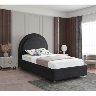 Milo Upholstered Boucle Platform Bed