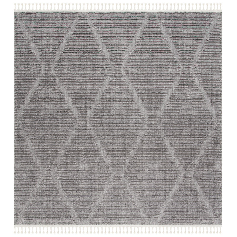 Inmon Performance Geometric Rug, Square 6'7"