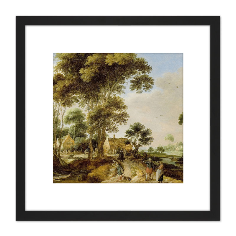The Country Road by Gillis D'Hondecoeter - Single Picture Frame Painting