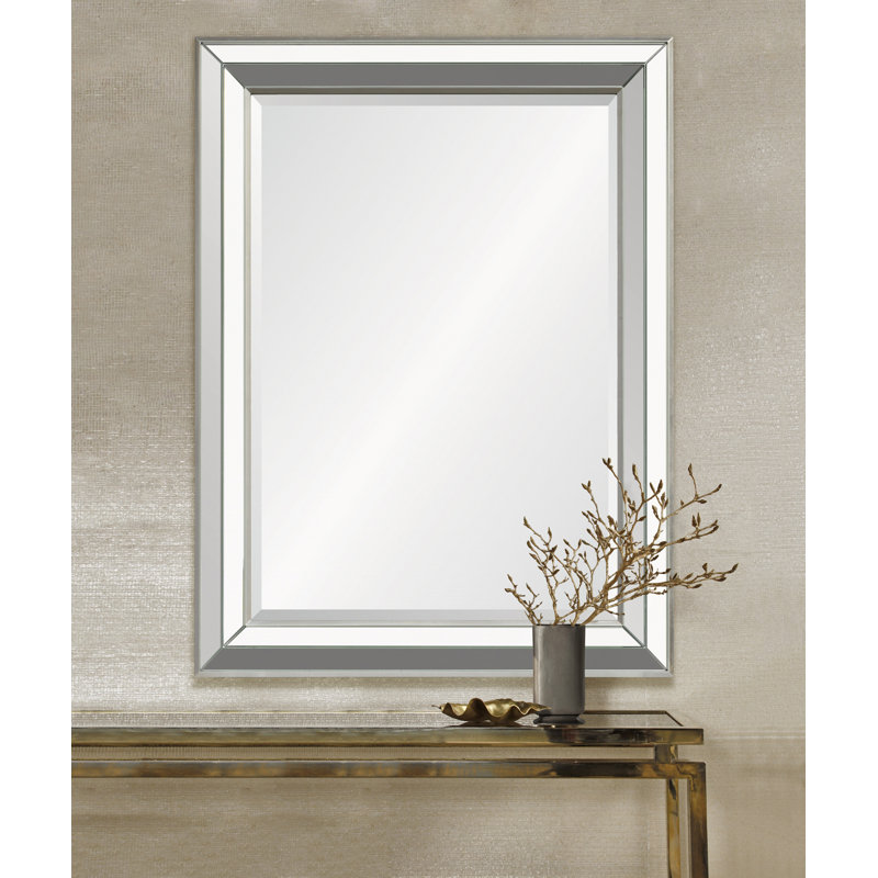 Pigott Wood Flat Wall Mirror