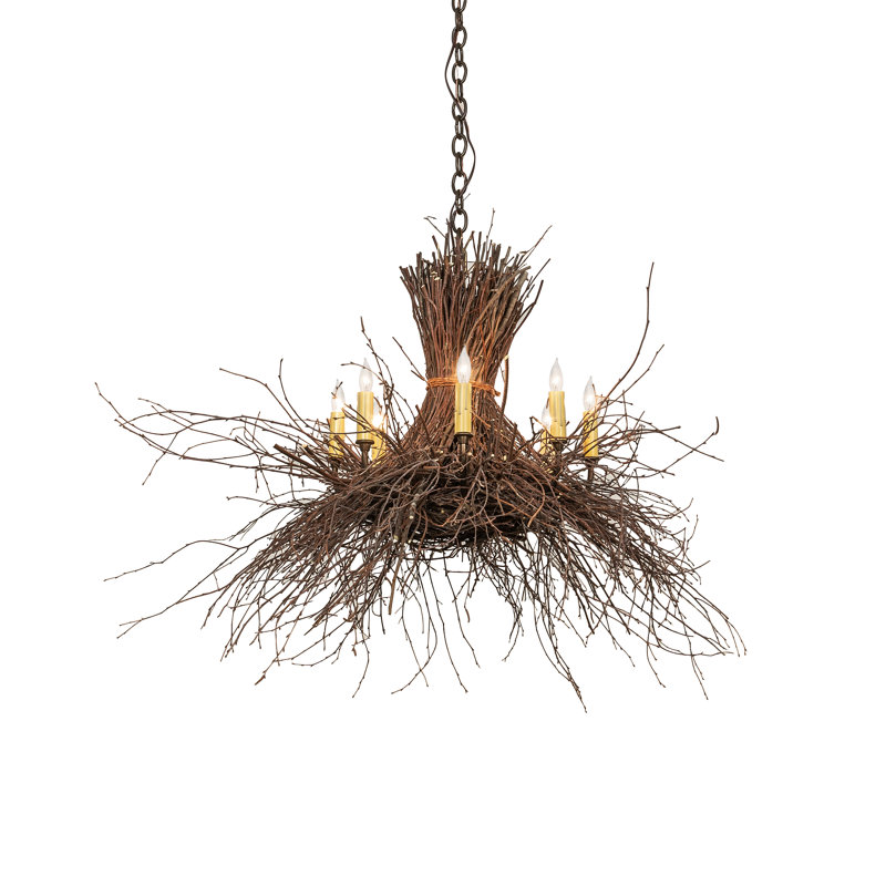 Lustre classique unique à 8 lumières Bonniebrook