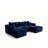 Boneless 92.4" Boneless Couch, Cloud Couch Sectional, Corduroy Sofa For Living Room, U Shaped Modular Sofa With Chaise, No Assembly-560193966-560193965