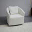 Fauteuil pivotant polyvalent avec dossier haut et revêtement moelleux pour espaces variés